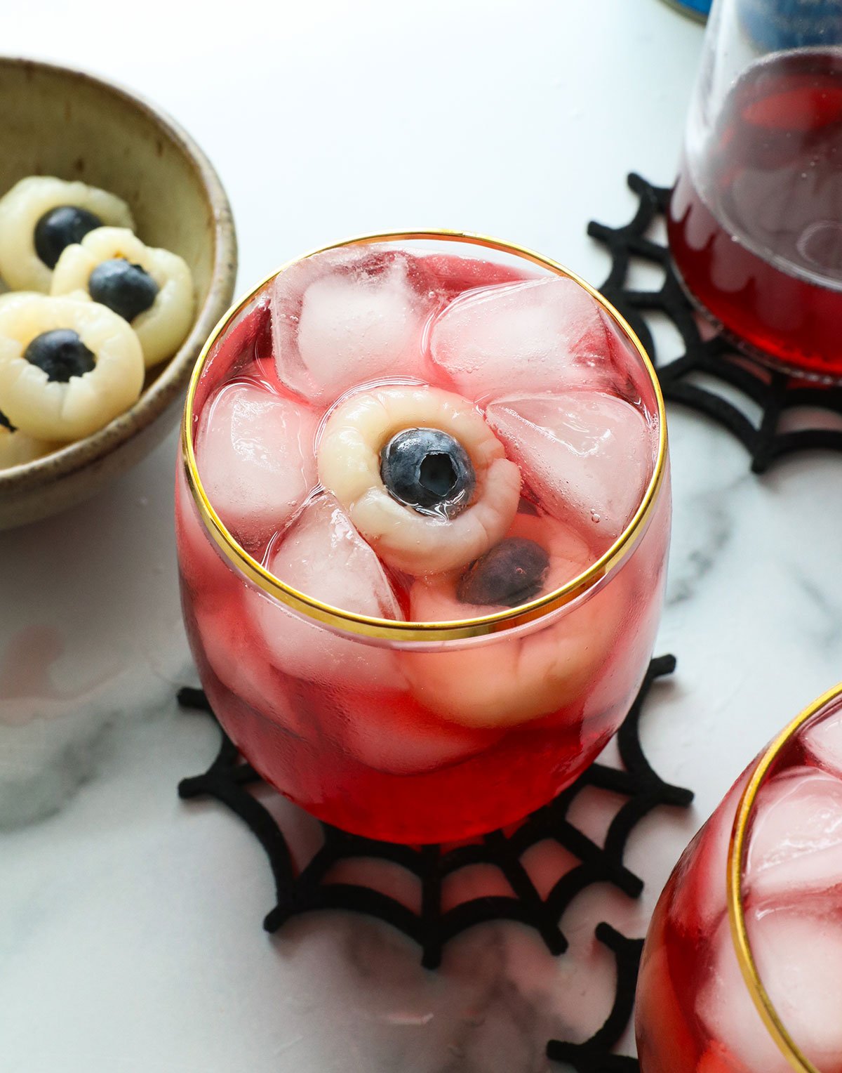 Natural Lychee Eyeball Punch: Halloween Mocktail & Cocktail Guide